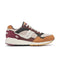 Saucony Shadow 5000 Multicolored sneaker with brown, white, and black accents on a white background