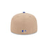 new york mets camel/royal fitted cap