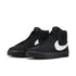 Blazer Mid Black/White colorway pair angle view