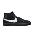Blazer Mid Black/White colorway right side sneaker