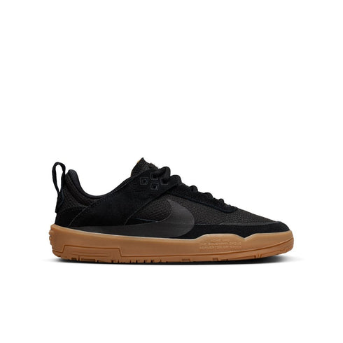nike sb kids day one black/gum sneaker