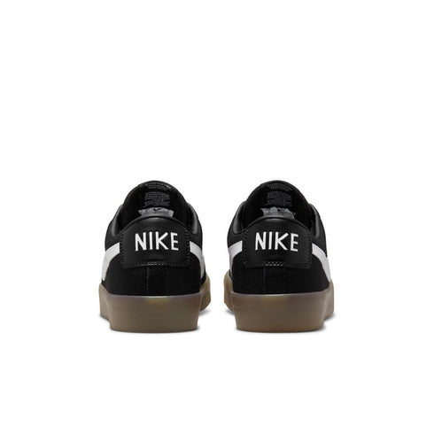 nike sb blazer low pro gt black/white/gum sneakers