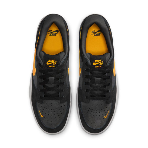 nike sb force 58 black/university gold sneaker