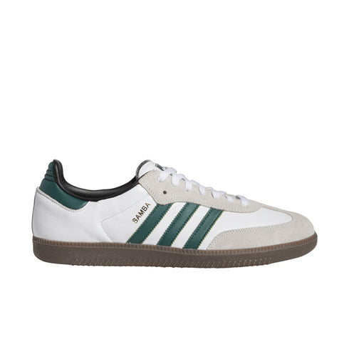 adidas samba adv white/college green sneaker