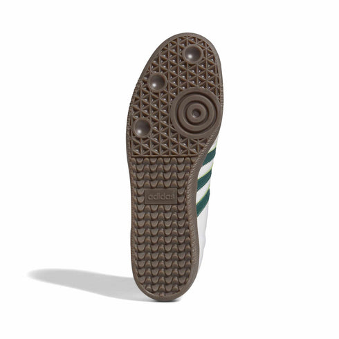 adidas samba adv white/college green sneaker