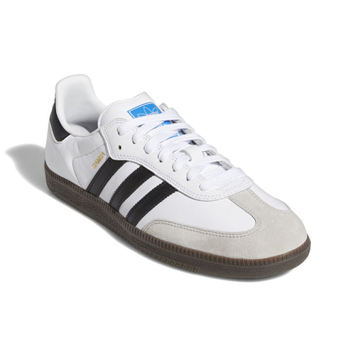 adidas samba adv white/black/gum sneaker