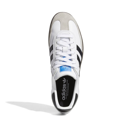 adidas samba adv white/black/gum sneaker