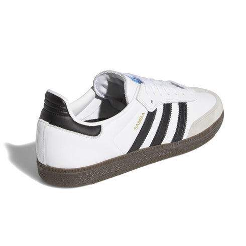 adidas samba adv white/black/gum sneaker