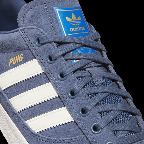 adidas puig indoor sneaker blue/white