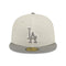 new era los angeles dodgers two tone color pack 59fifty fitted stone/grey