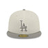 new era los angeles dodgers two tone color pack 59fifty fitted stone/grey