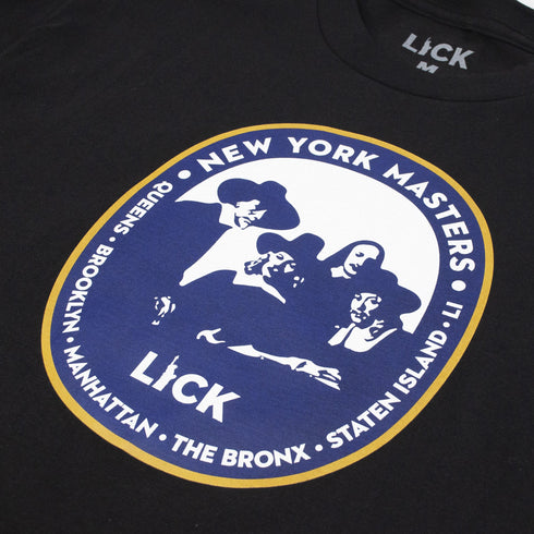 new york masters tee black detail