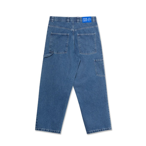 Big Boy Work Pants (Blue Wash) back side