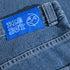 Big Boy Work Pants (Blue Wash) back side detail