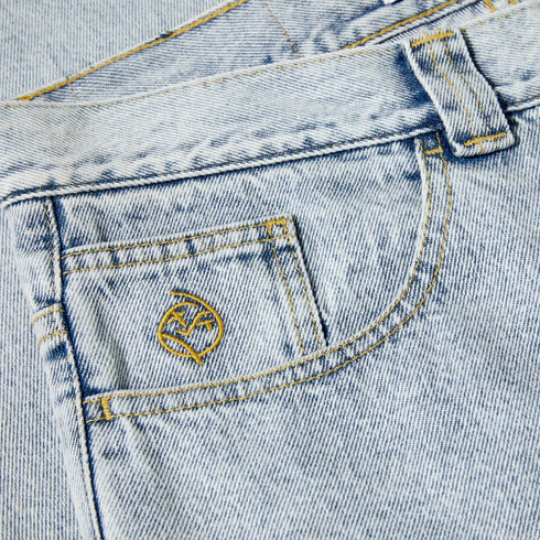 Big Boy Jeans (Light Blue) front pocket detail