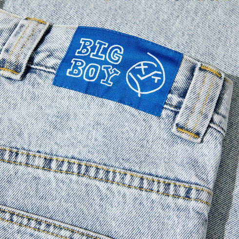Big Boy Jeans (Light Blue) back patch detail