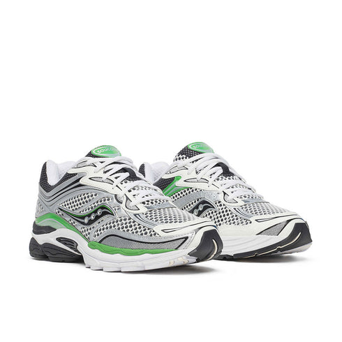 saucony progrid omni 9 sneaker silver/green
