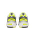 saucony grid jazz 9 yellow silver sneaker rear
