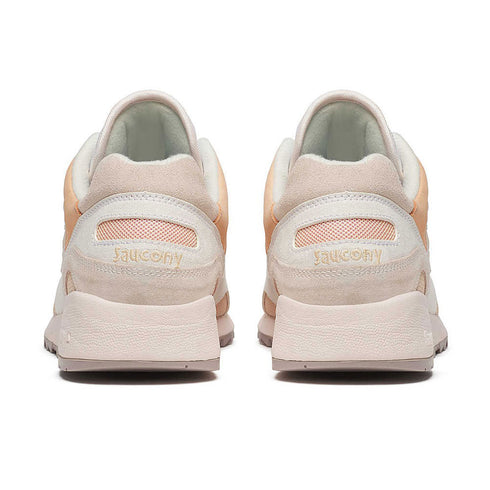 saucony shadow 6000 white/peach sneakers