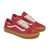 vans skate old skool red gum angled pair