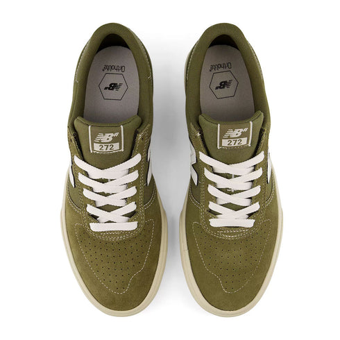 new balance numeric 272 wakame/white sneaker