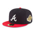 atlanta braves world series fitted baseball cap