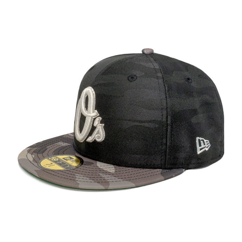 baltimore orioles black camo cap