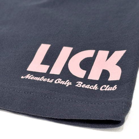 beach club shorts prussian blue detail