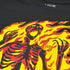 down in flames graphic t-shirt black detail