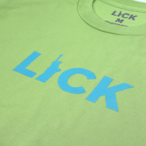 liberty logo shirt lime detail