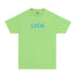 liberty logo tee lime