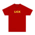 liberty logo tee red
