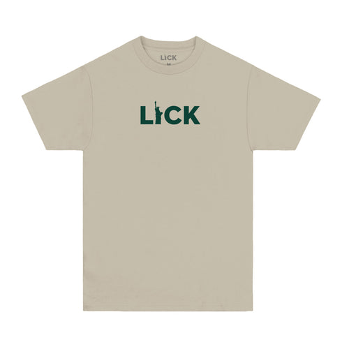 liberty logo graphic t-shirt sand/forest