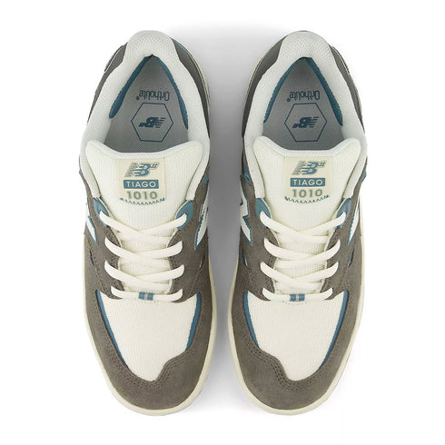 new balance tiago lemos numeric 1010 pro model sneaker gray/cream