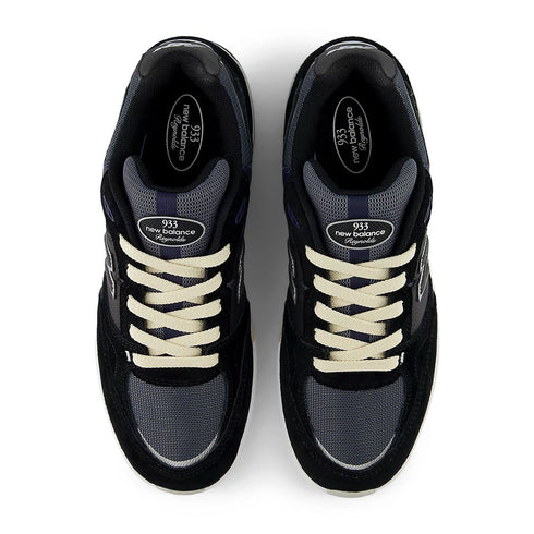 new balance reynolds numeric 933 black/eclipse sneaker
