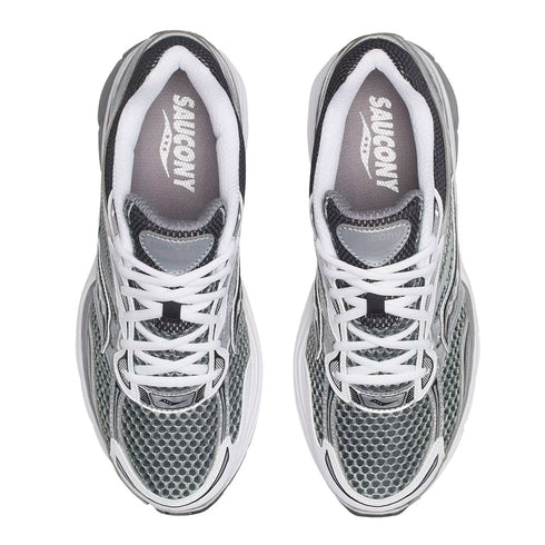 saucony progrid omni 9 silver/grey sneaker