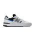 new balance numeric jamie foy 306 cup gas giants white sneaker on white background