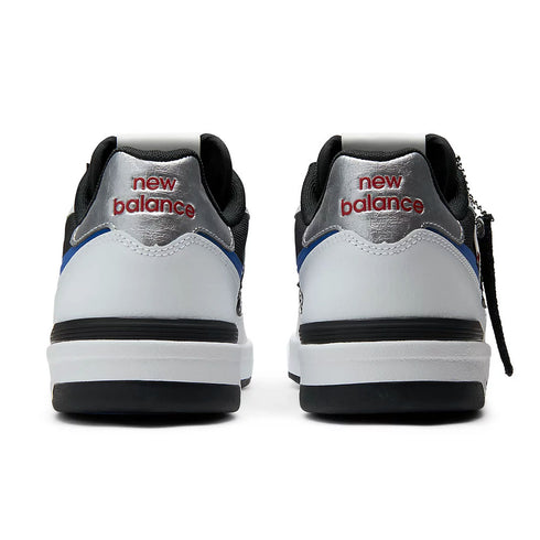 new balance numeric jamie foy 306 cup gas giants white sneaker on white background