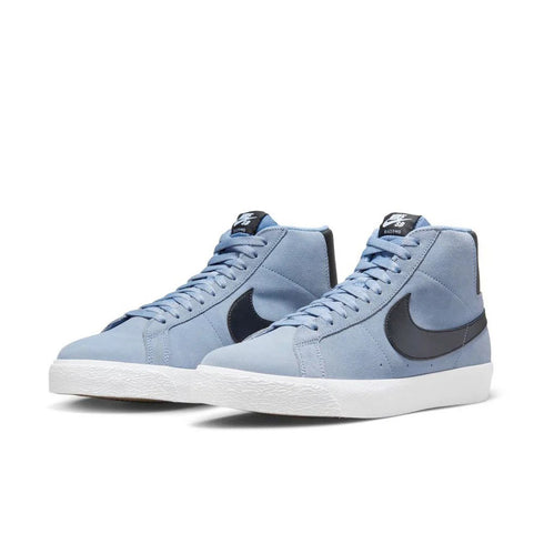 Blazer Mid Ashen Slate & Black angle view