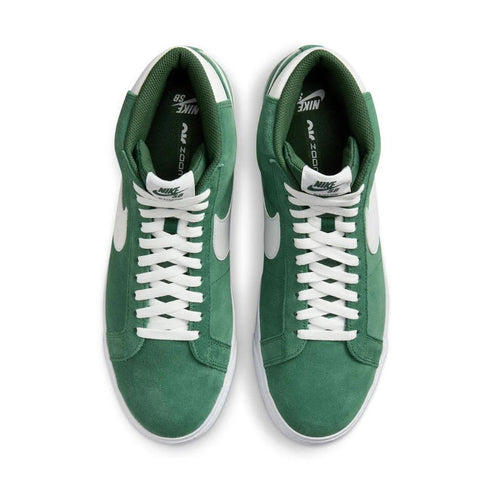 Blazer Mid Fir/White colorway top view