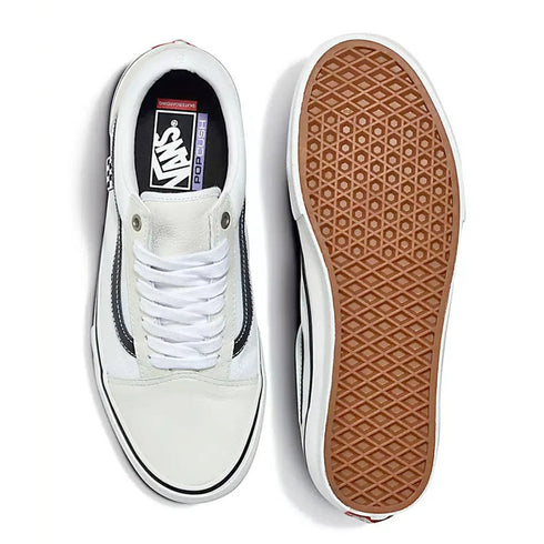 Skate Old Skool White colorway top view