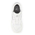 Tom Knox 600 sneakers White & Grey sneaker right top view