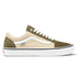 Skate Old Skool sneaker Dark Olive/White colorway right side