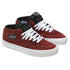 Skate Half Cab Pig Suede Brick colorway pair angle view