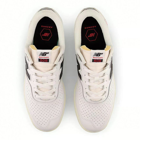 new balance numeric 508 white/black sneakers