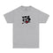 lucky smokes graphic t-shirt steel heather