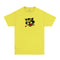 lucky smokes graphic t-shirt yellow