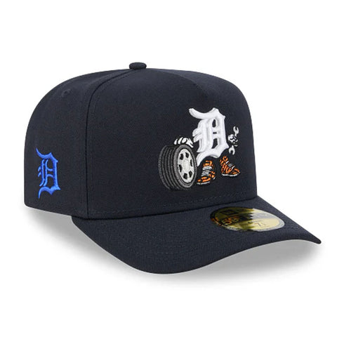 new era a frame 59fifty detroit tigers mlb cartoon cap