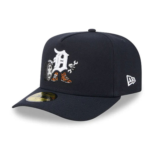 new era a frame 59fifty detroit tigers mlb cartoon cap