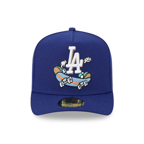 new era a frame 59fifty los angeles dodgers mlb cartoon cap